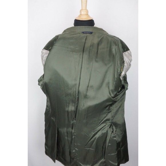 Brooks Brothers Golden Fleece Green Gold Plaid Sport Coat Jacket Sz 44L - Picture 6 of 8